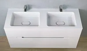 Тумба под умывальник подвесная Jorno Modul 120 белый Mоl.01.122/P/W Тумба под умывальник подвесная Jorno Modul 120 белый Mоl.01.122/P/W, 5