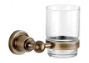 Стакан Aquanet брашированная бронза 3884 Стакан Aquanet брашированная бронза 3884, 1