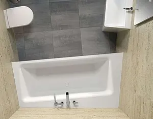 Ванна отдельностоящая из искусственного камня Riho Zamora 220x100 белый BS4700500000000 Ванна отдельностоящая из искусственного камня Riho Zamora 220x100 белый BS4700500000000, 3