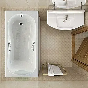 Ванна чугунная Roca Haiti 150x80 2332G000R Ванна чугунная Roca Haiti 150x80 2332G000R, 4