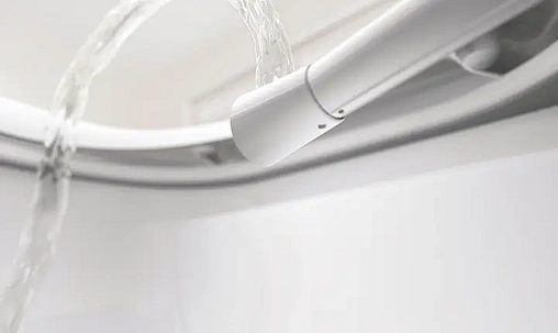 Унитаз подвесной безободковый с функцией биде и встроенным термостатом TECEone белый 9700200