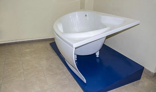 Ванна из искусственного камня Esse Navigare 174x112 (118) L белый ENAL1740