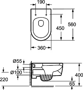 Унитаз подвесной BelBagno Santhe-I белый BB1002CH, 2