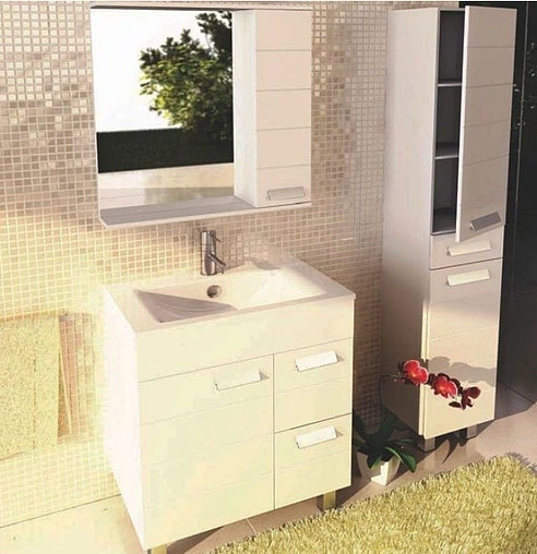 Тумба-умывальник напольная Comforty Модена 75 белый