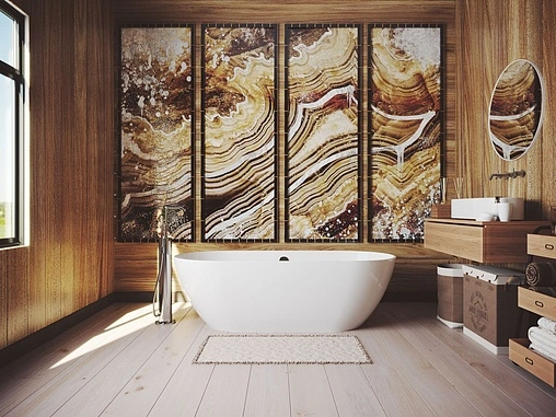 Ванна отдельностоящая из искусственного камня Esse Sumbawa 180x80 белый ESUM1795