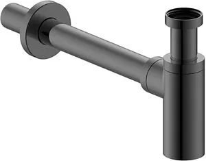 Сифон бутылочный для раковины IDDIS Optima Home графит OPTGM00i84 Сифон бутылочный для раковины IDDIS Optima Home графит OPTGM00i84, 1