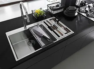 Мойка кухонная Franke Box Center BWX 220-54-27 TL R нержавеющая сталь 127.0538.259 Мойка кухонная Franke Box Center BWX 220-54-27 TL R нержавеющая сталь 127.0538.259, 3