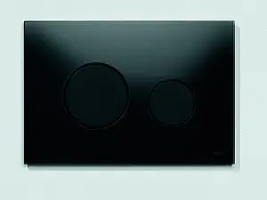 Клавиша смыва для унитаза TECEloop 9240657 кнопки/черный глянцевый, панель/стекло черный, 2