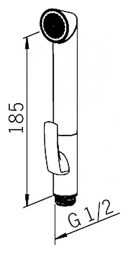 Гигиенический душ Oras Optima хром/чёрный 272050