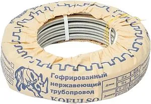 Труба гофрированная из нержавеющей стали отожженная Kofulso 20мм бухта 30м 20М Труба гофрированная из нержавеющей стали отожженная Kofulso 20мм бухта 30м 20М, 2
