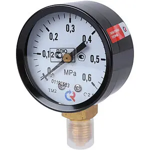 Манометр радиальный Росма ТМ-210Р.00 50мм 6 бар ¼&quot; 00000006695, 3