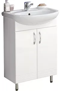 Тумба-умывальник напольная Aquaton Онда 60 белый 1A1228K1ON010 Тумба-умывальник напольная Aquaton Онда 60 белый 1A1228K1ON010, 1