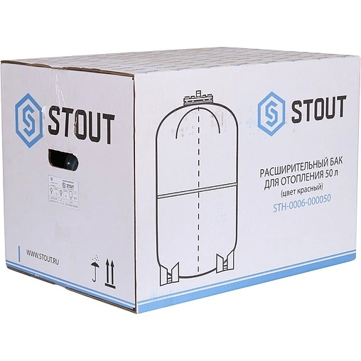 Расширительный бак Stout 50л 6 бар STH-0006-000050