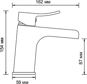 Смеситель для раковины Wasserkraft Aller хром 1069 Смеситель для раковины Wasserkraft Aller хром 1069, 5