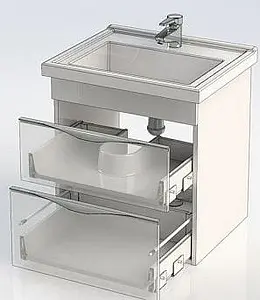 Тумба-умывальник Aquanet Эвора 60 дуб антик 00183000+00182322 Тумба-умывальник Aquanet Эвора 60 дуб антик 00183000+00182322, 4