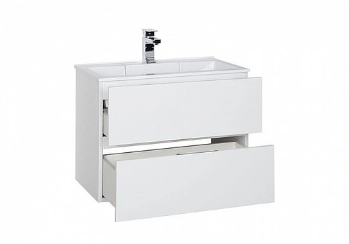 Тумба под умывальник подвесная Aquanet Алвита 70 белый 00184302