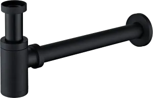 Сифон бутылочный для раковины BelBagno чёрный матовый BB-SMT2-NERO Сифон бутылочный для раковины BelBagno чёрный матовый BB-SMT2-NERO, 1