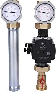 Насосный модуль с прямым контуром 1¼&quot;в х 1½&quot;н Meibes UK M66812.36 с насосом Grundfos UPM3 Hybrid 32-70, 1