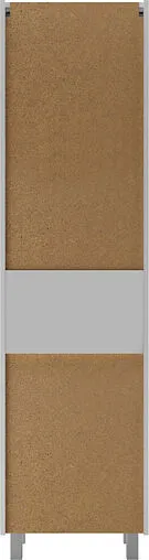 Шкаф-пенал напольный Домино Graffo 50 светло-серый DGr2424P