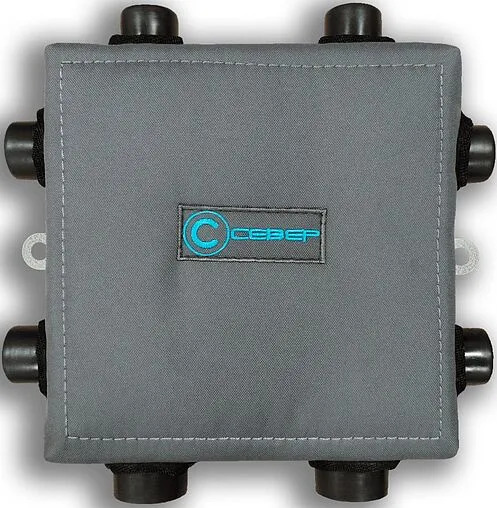 Распределительный коллектор 3 контура с гидрострелкой 1¼&quot;н x 1&quot;н Север-Компакт 1925026