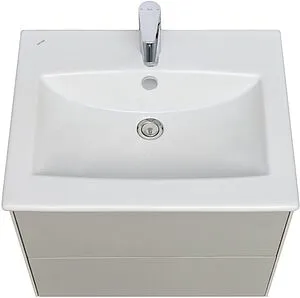 Тумба-умывальник подвесная Aquaton Сохо 60 галька серая/слэйт 1A2580K1AJ9A0 Тумба-умывальник подвесная Aquaton Сохо 60 галька серая/слэйт 1A2580K1AJ9A0, 3