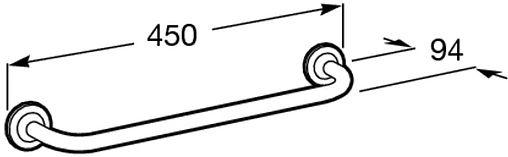 Полотенцедержатель Roca Hotels Classic хром 815420001