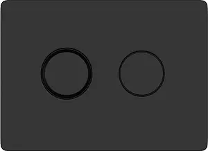 Клавиша смыва для унитаза Cersanit Accento Circle 63839 черный матовый, 1