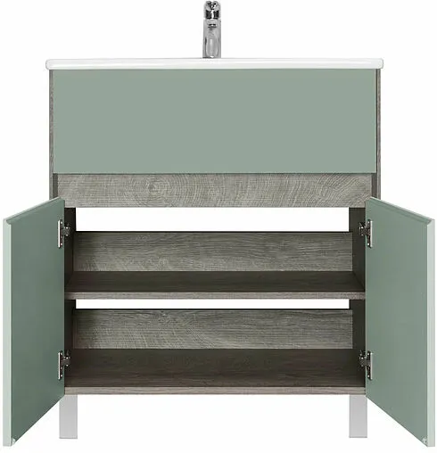 Тумба-умывальник Aquaton Форест 75 дуб рошелье/сумеречный голубой 1A278301FR9C0