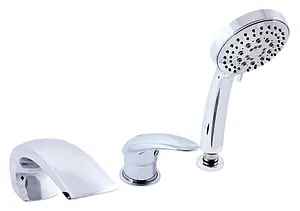 Смеситель на борт ванны на 3 отверстия Rav Slezak Dunaj хром D472.5Y, 1