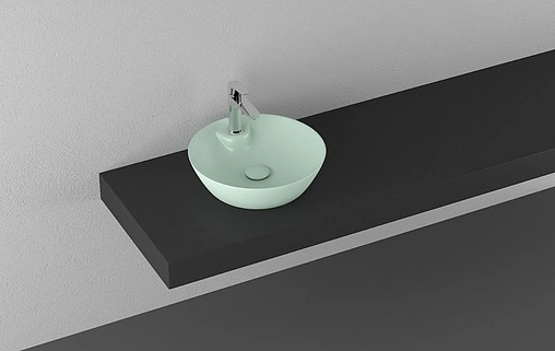 Раковина ISVEA SistemaY Soft 45 мятный 10SY65045SV-2T Раковина ISVEA SistemaY Soft 45 мятный 10SY65045SV-2T