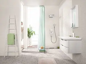 Вентиль переключающий на 3 потребителя Hansgrohe ShowerSelect Glass белый/хром 15736400, 3