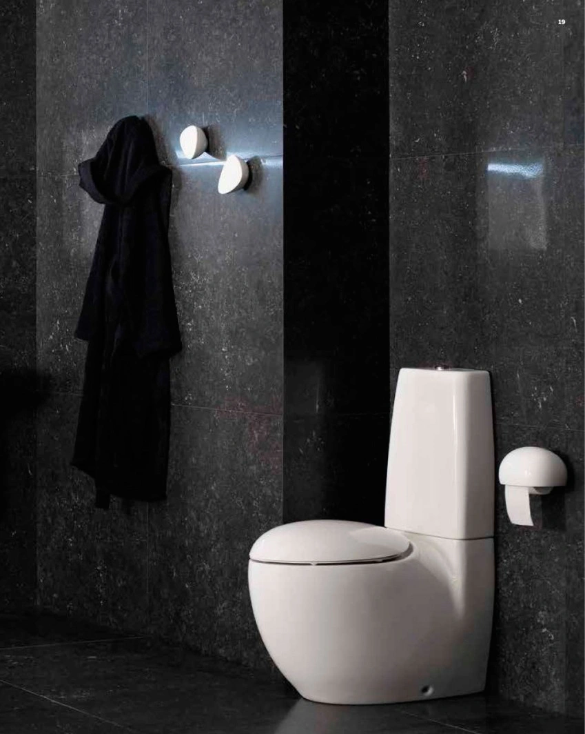 Унитаз-компакт Laufen Alessi One c покрытием LCC белый 8.2297.6.400.000.1+8.2697.1.400.880.1