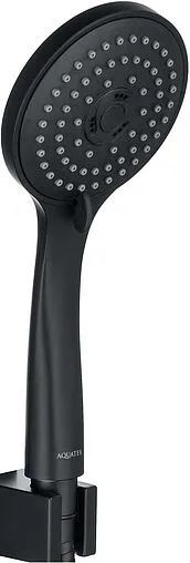 Душевой набор Aquatek Вега чёрный матовый AQ2010MB