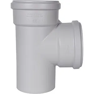 Тройник внутренний бесшумный D=110x110мм Угол 87,5° Stout SKB-0016-111187, 4