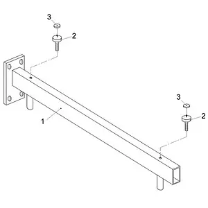 Комплект кронштейнов Aquaton Ричмонд хром 1A156203RD000 Комплект кронштейнов Aquaton Ричмонд хром 1A156203RD000, 2