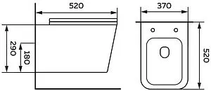 Комплект 6 в 1 Toni Arti Noche TA-01+TA-NE5335+TA-0041 с кнопкой Noche хром глянцевый Комплект 6 в 1 Toni Arti Noche TA-01+TA-NE5335+TA-0041 с кнопкой Noche хром глянцевый, 3