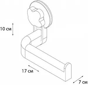 Держатель туалетной бумаги Grampus Blonde белый GR-7090, 2