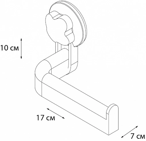 Держатель туалетной бумаги Grampus Blonde белый GR-7090