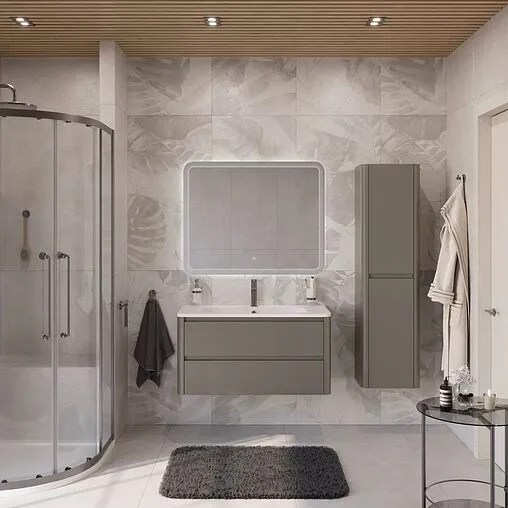 Тумба под умывальник подвесная Cezares Relax 100 сатин RELAX-1000-2C-SO-SAT-P