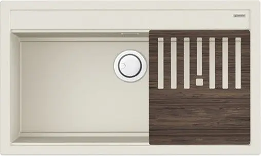 Мойка кухонная Omoikiri Kitagawa 86-LB-WH белый 4993795