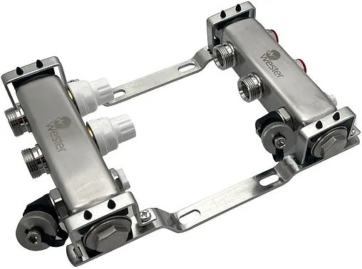 Группа коллекторная без расходомеров 2 отвода 1"в/в x ¾"ек Wester MUVS2134 Группа коллекторная без расходомеров 2 отвода 1"в/в x ¾"ек Wester MUVS2134