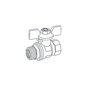 Кран шаровый ½"в x ½"н Royal Thermo Expert RTE02.007 Кран шаровый ½"в x ½"н Royal Thermo Expert RTE02.007, 2