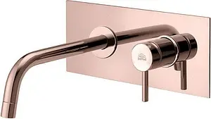 Смеситель для раковины из стены Paffoni Light розовое золото LIG101ROSE/M Смеситель для раковины из стены Paffoni Light розовое золото LIG101ROSE/M, 1