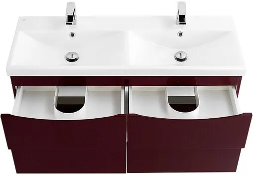 Тумба под умывальник подвесная BelBagno MARINO-CER 120 Bordo Lucido MARINO-CER-1200-4C-SO-2-BRDL-P