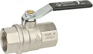 Кран шаровый ¼"в x ¼"в Bugatti Nevada 04010223 Кран шаровый ¼"в x ¼"в Bugatti Nevada 04010223, 1