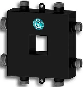 Распределительный коллектор 3 контура с гидрострелкой 1¼"н x 1"н Север-Компакт 1925026 Распределительный коллектор 3 контура с гидрострелкой 1¼"н x 1"н Север-Компакт 1925026, 1