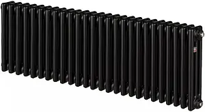 Радиатор стальной трубчатый Zehnder Charleston 3057/26 1270 ¾&quot; Ral 9217 Traffic Black (matt), 1