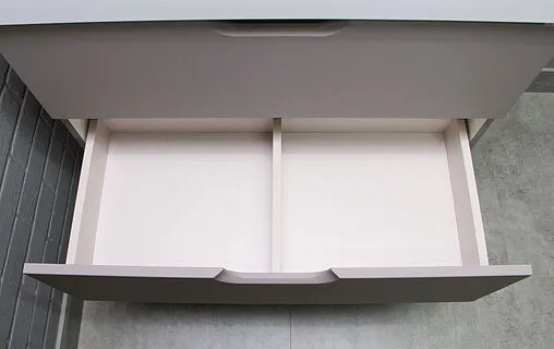 Тумба-умывальник подвесная Домино Dune 80 серый тауп DD2503T+4627173210188