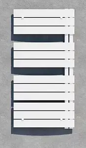 Полотенцесушитель водяной лесенка Lazzarini Pieve 1080х550 белый 386303, 3