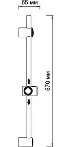 Душевая штанга Wasserkraft бронза A049 Душевая штанга Wasserkraft бронза A049, 2